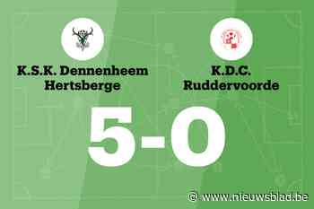 Wedstrijd tussen SKD Hertsberge en Daring Ruddervoorde B eindigt in forfaitscore