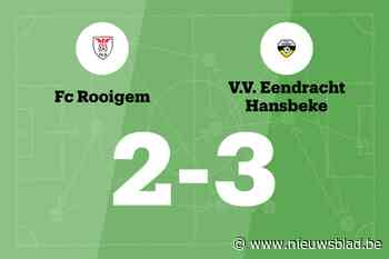Eendracht Hansbeke B maakt tegen FC Rooigem einde aan reeks zonder zege