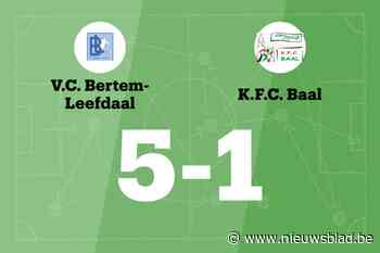 Saerens leidt VC Bertem-Leefdaal B naar zege tegen KFC Baal