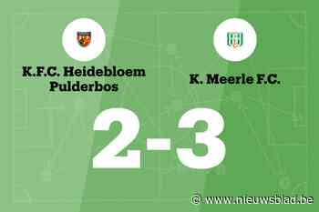Meerle in goede vorm na weer een overwinning