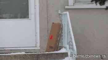 Package stolen seven minutes after delivery, porch pirate arrested