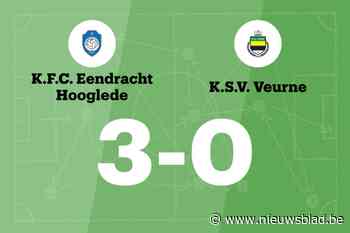 Dominant Eendracht Hooglede te sterk voor SV Veurne