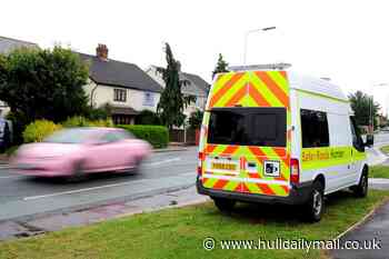 Mobile speed cameras in Hull and East Yorkshire April 15-21, including A614 to Middleton on the Wolds