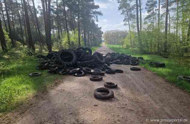 POL-CE: Unerlaubte Entsorgung von Altreifen in der Gemarkung Höfer - Polizei bittet um Zeugenhinweise