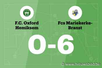 Weergaloze Spiessens leidt Mariekerke-Branst B langs Oxford Hemiksem B