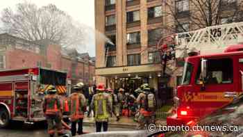 Person rescued from Toronto apartment fire arrested after allegedly assaulting officer at scene