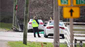 Man in his 60s killed after car strikes large granite boulder east of Toronto
