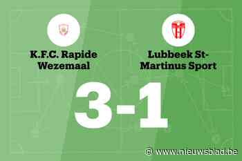 KFC Rapide Wezemaal B na rust langs SMS Lubbeek B