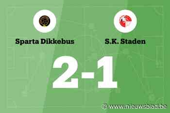 Sparta Dikkebus beëindigt de zegereeks van SK Staden