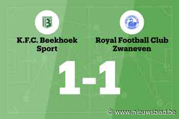 Beekhoek en Zwaneven delen de punten
