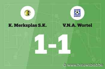 Mertens redt punt voor Merksplas tegen Wortel