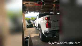 Several people injured after pickup truck slams into restaurant in Florida Keys