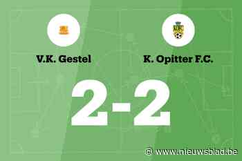 Opitter FC dieper in de problemen na gelijkspel tegen VK Gestel