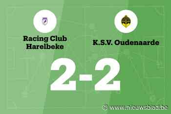 RC Harelbeke sleept gelijkspel uit de brand in de thuiswedstrijd tegen KSV Oudenaarde