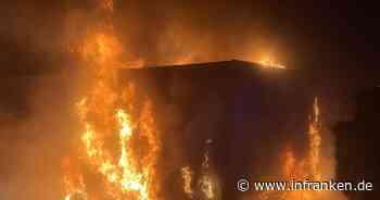 A7 im Kreis Kitzingen: Brennender Lkw sorgt für Sperrung