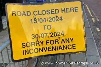 Residents spot ‘sign error’ as Clitheroe road to close