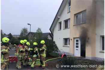 Feuer im Keller eines Wohnhauses in Sande