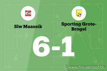 Schoonbroodt scoort drie keer, SLW Maaseik verslaat Sporting Grote Brogel