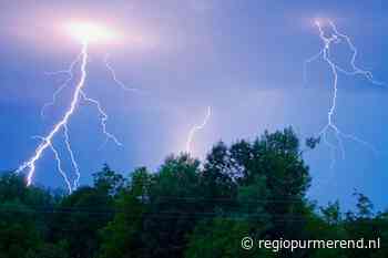 Vanaf 13:00 uur code geel: (onweers)buien met zware windstoten