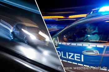 Von Paderborn bis Scharmede: 21-Jähriger flüchtet vor der Polizei