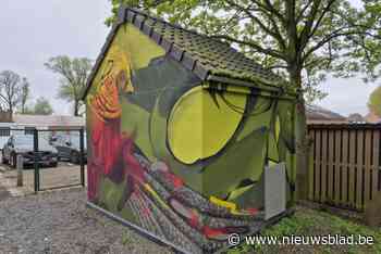 1300 jaar Assenede onthult eerste muurschildering: “Knipoog naar onze prachtige natuur”