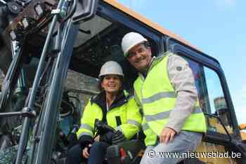 Minister en burgemeester in de graafmachine: Kerkplein Zonhoven vanaf vandaag opgebroken