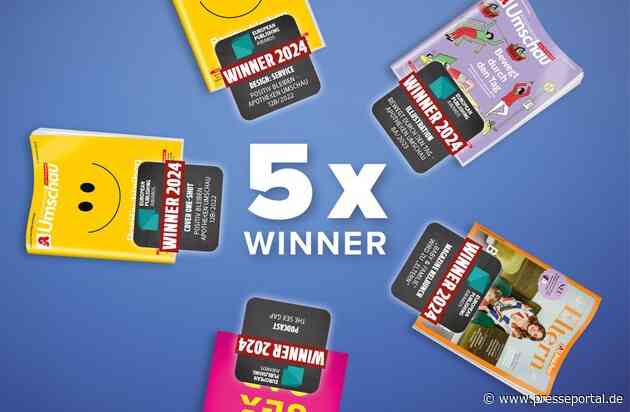 Wort & Bild Verlag wird bei den European Publishing Awards mit fünf Trophäen ausgezeichnet