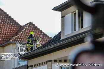 Feuer an der Heerdiekstraße in Enger: Ursache ist technischer Defekt