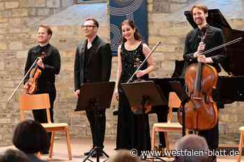 Vier junge Musiker bieten Kammermusik in höchster Qualität