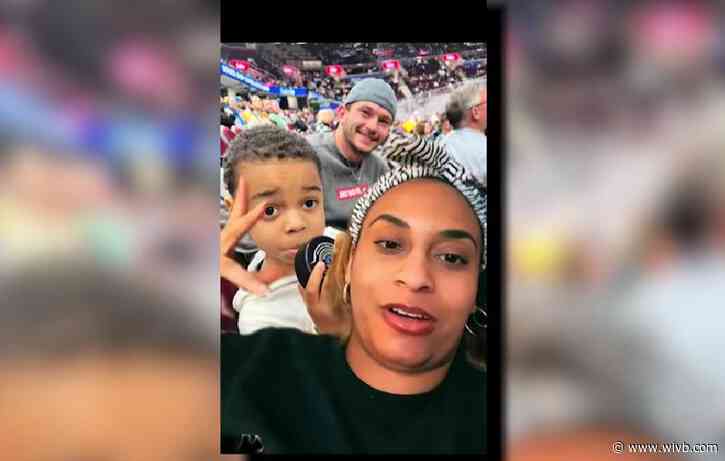 Man stops flying hockey puck from hitting boy, 4: 'Dude literally saved my son's life'