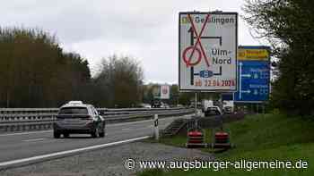 B10 wird saniert: Vollsperrung zwischen A8-Ausfahrt und Dornstadt steht an