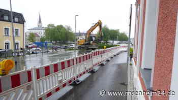 Bauarbeiten am Bahnhofs-Vorplatz in Kolbermoor: Das ändert sich jetzt für den Verkehr