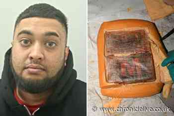 South Shields man jailed after cocaine found hidden inside blocks of cheese