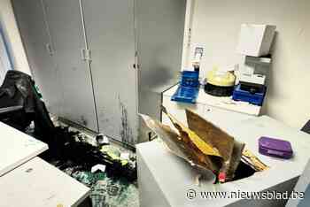 Inbrekers bedekt met verf nadat ze plofkoffer willen forceren: “Ze lieten zichtbare sporen achter”