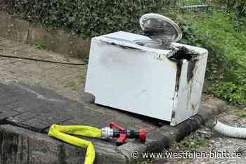 Wäschetrockner löst Feuerwehr-Einsatz in Fürstenau aus