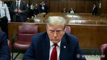 Premiere vor Gericht: Schweigegeld-Prozess gegen Trump beginnt mit Niederlage