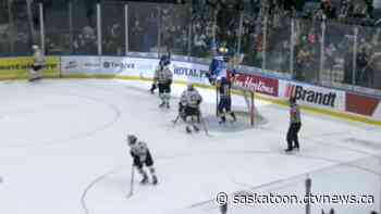 Overtime win gives Saskatoon Blades 2-0 series lead heading to Red Deer