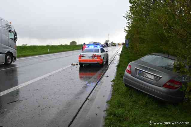 Ongeval zonder gekwetsten in file A19