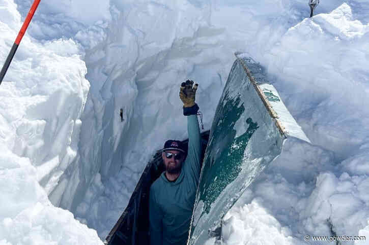 Ski Patrol Picture Proves Utah's Snowpack Is Deep