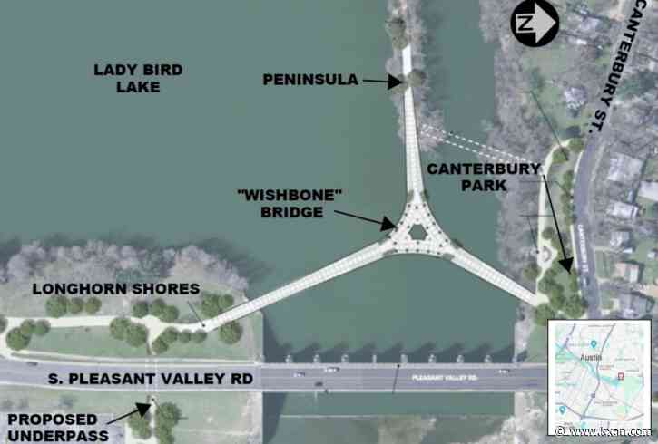 Austin eyeing nearly $23M contract to build new bridge over Lady Bird Lake