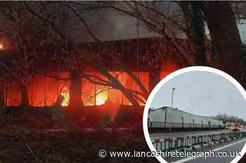 Preston Road in Blackburn fully open after huge fire