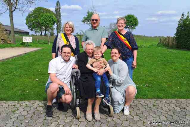 Feest voor Maria op tien dagen voor haar 100ste verjaardag