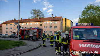 Boiler-Brand in Mehrfamilienhaus löst Großeinsatz der Traunreuter Feuerwehr aus