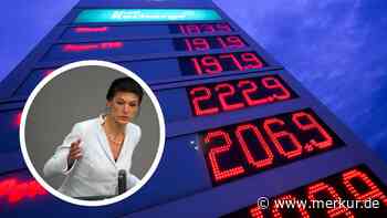 „Dreiste Abzocke“: Wagenknecht will Spritpreis bei 1,50 Euro deckeln
