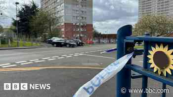 Two held after girl dies in crash near play area