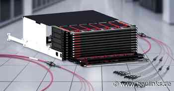 Modulares Trägersystem VersaTray von Rosenberger OSI für Rechenzentrums-Verkabelung