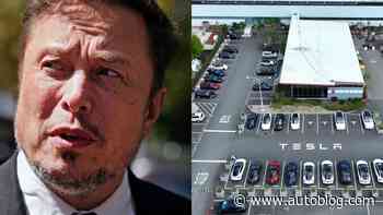 Some Tesla factory workers learned they were laid off when security scanned their badges