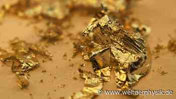 Dünnste Goldschicht hergestellt