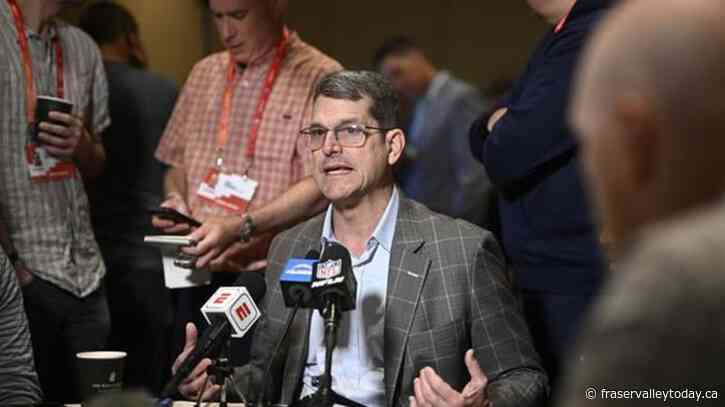 Michigan gets 3 years of probation for football recruiting violations; case vs. Jim Harbaugh pending