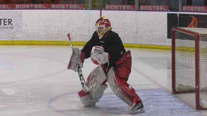 'He's our MVP': Calgary Canucks goaltender Julian Molinaro continues to thrive in the postseason